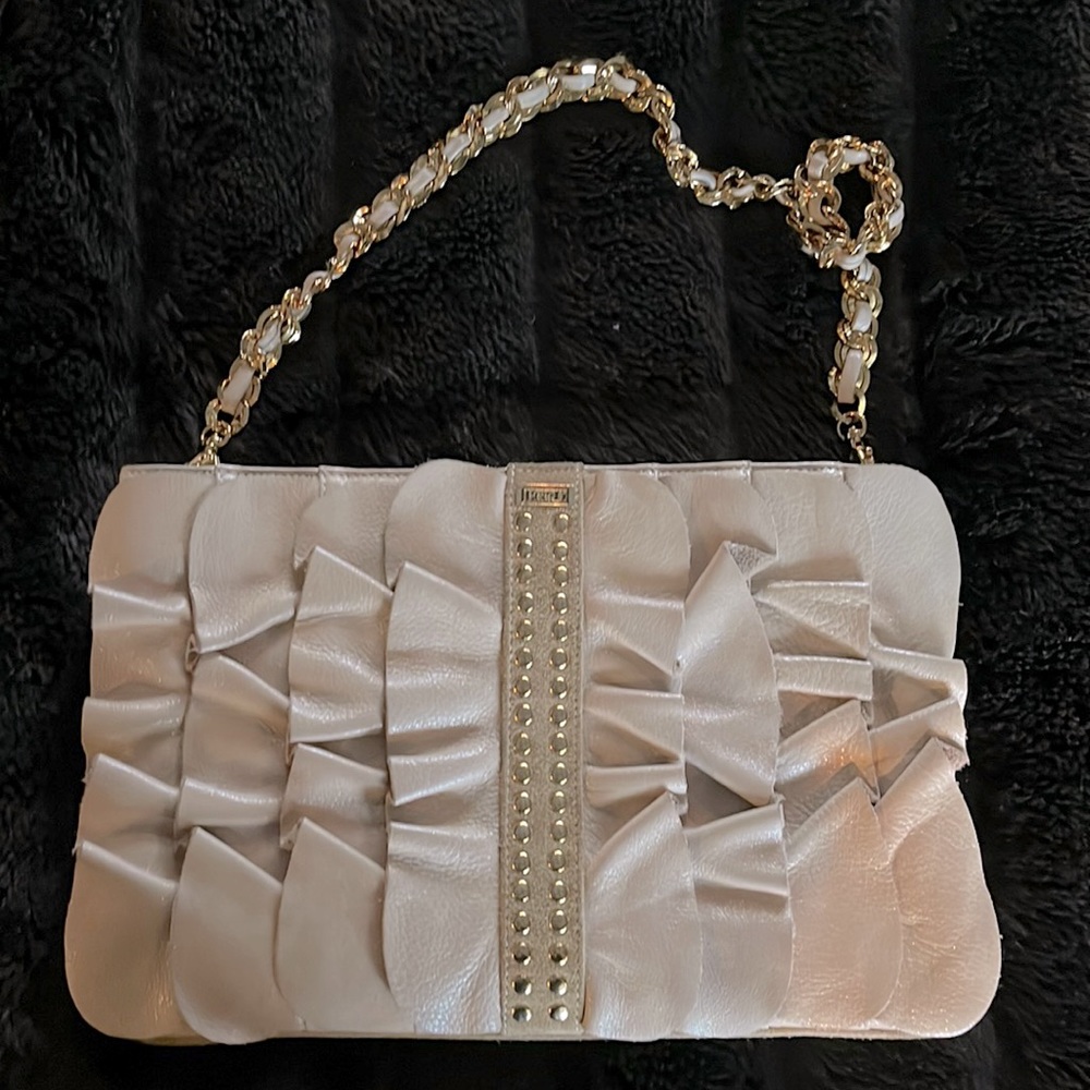 BE&D nude color shoulder bag